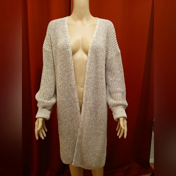 Time Tru Cardigan Sweater Lavender L (12-14) - Picture 2 of 7